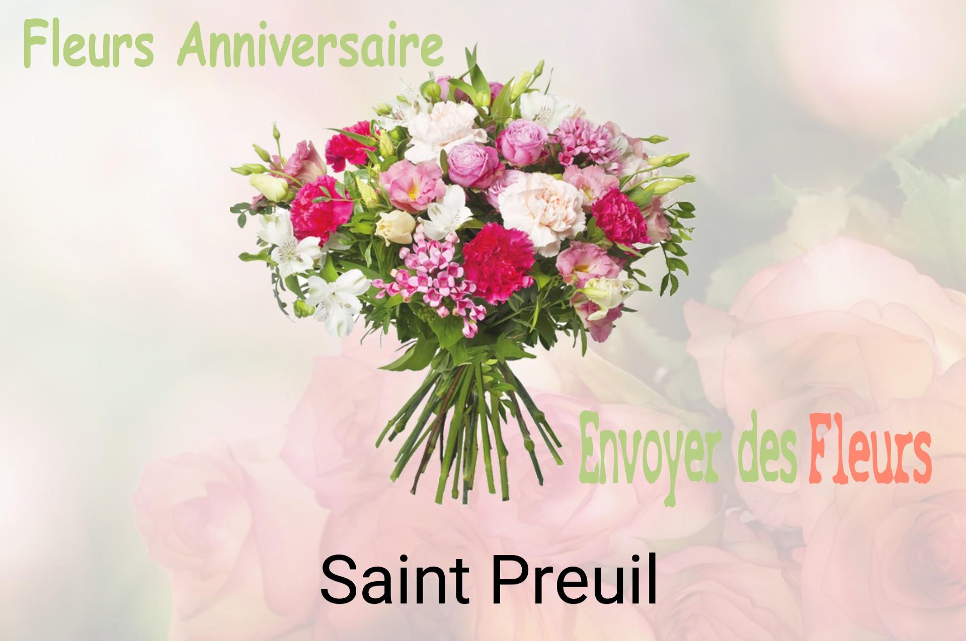 Bouquet de fleurs d’anniversaire livré à Saint-Preuil